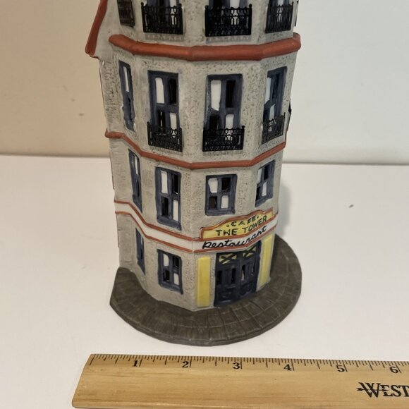 Department 56 Christmas in the City The Tower Cafe Lighted Building 1987 #6512-9 - Picture 13 of 14
